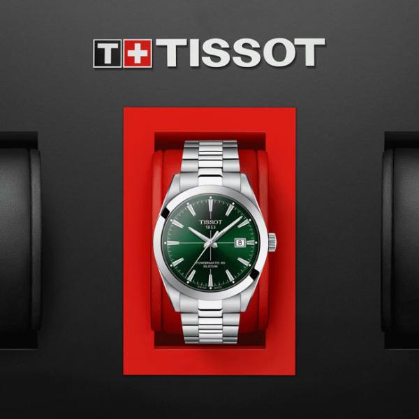 ティソ 腕時計 TISSOT ジェントルマン オートマティック パワーマティック80 シリシウム T1274071109101 メンズ 国内正規品