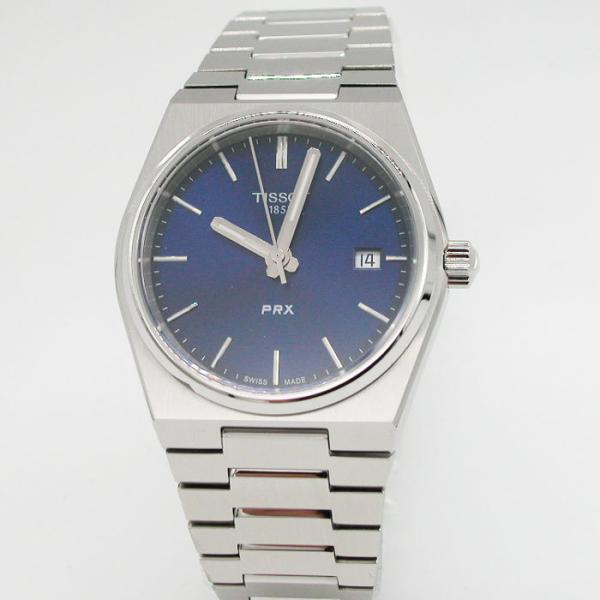 ティソ 腕時計 TISSOT PRX ピーアールエックス 35mm ブルー文字盤 T1372101104100 国内正規品