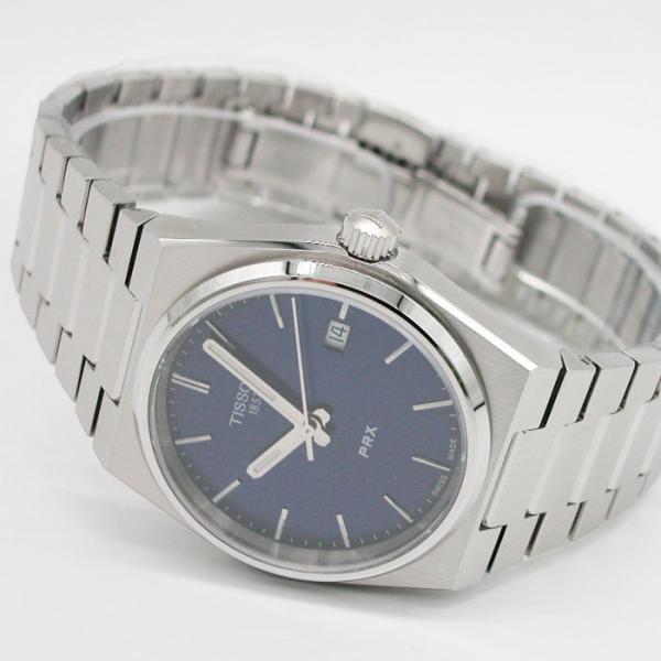 ティソ 腕時計 TISSOT PRX ピーアールエックス 35mm ブルー文字盤 T1372101104100 国内正規品