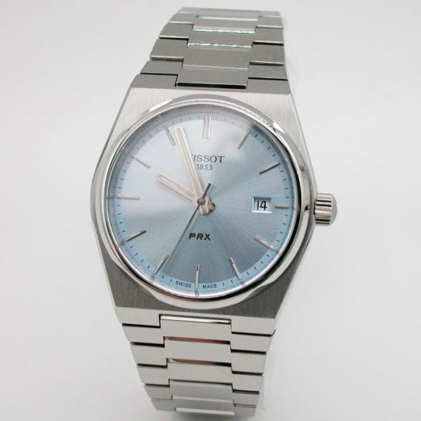 ティソ 腕時計 TISSOT PRX ピーアールエックス 35mm ライトブルー文字盤 T1372101135100 国内正規品