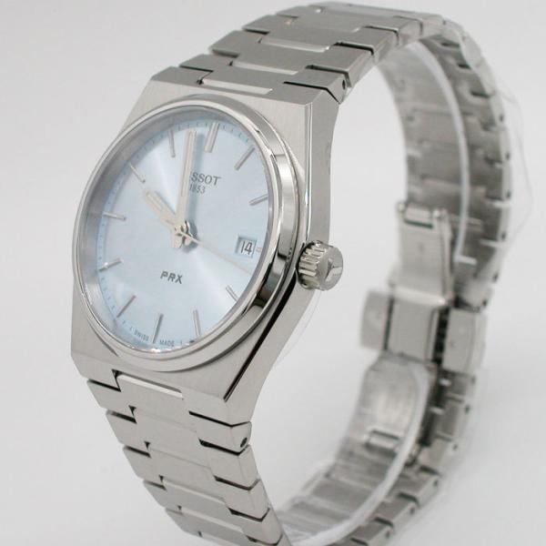ティソ 腕時計 TISSOT PRX ピーアールエックス 35mm ライトブルー文字盤 T1372101135100 国内正規品