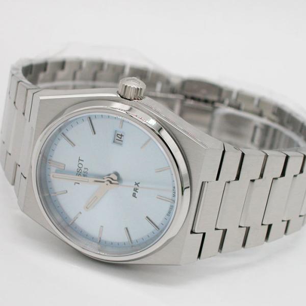ティソ 腕時計 TISSOT PRX ピーアールエックス 35mm ライトブルー文字盤 T1372101135100 国内正規品
