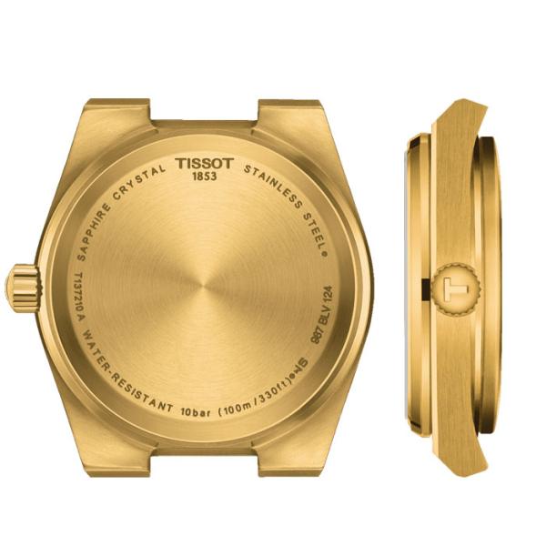 ティソ 腕時計 TISSOT PRX ピーアールエックス 35mm ゴールド文字盤 T1372103302100 国内正規品
