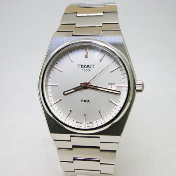 ティソ 腕時計 TISSOT PRX ピーアールエックス シルバー文字盤 T1374101103100 国内正規品