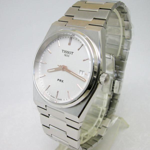 ティソ 腕時計 TISSOT PRX ピーアールエックス シルバー文字盤 T1374101103100 国内正規品