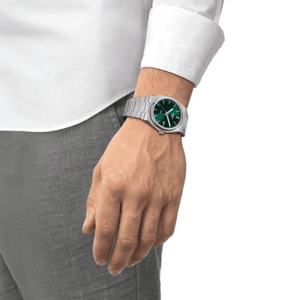 ティソ 腕時計 TISSOT PRX ピーアールエックス グリーン文字盤 T1374101109100 国内正規品