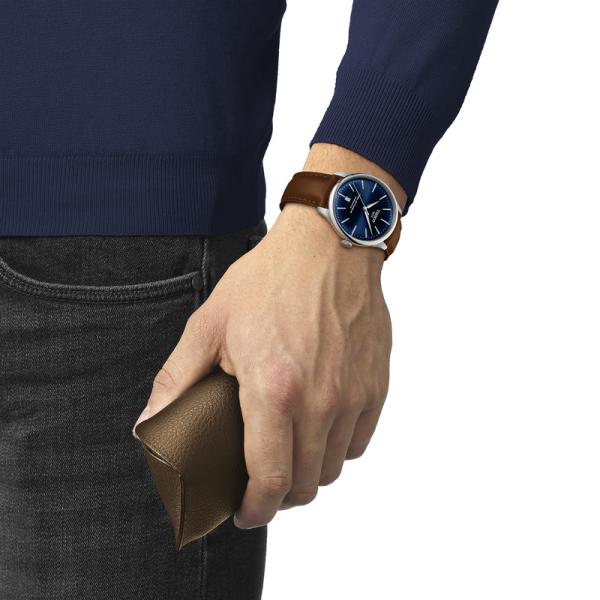 ティソ 腕時計 TISSOT シュマン・デ・トゥレル パワーマティック80 39mm ブルー文字盤 T1398071604100 国内正規品