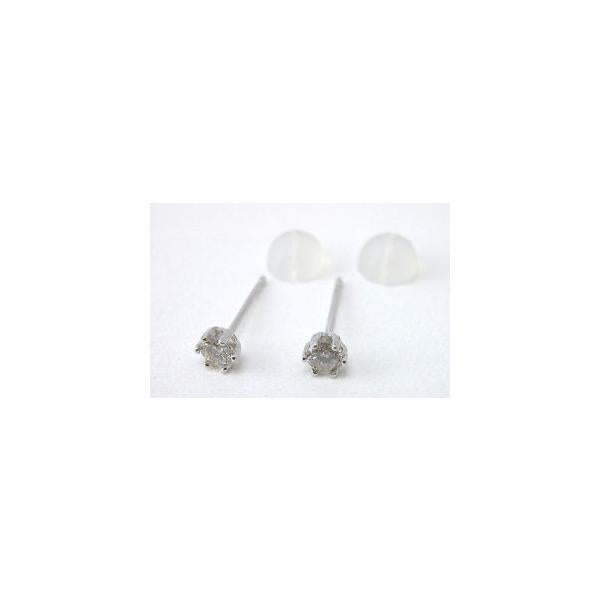 プラチナ ダイヤモンドスタッドピアス 0.20ct