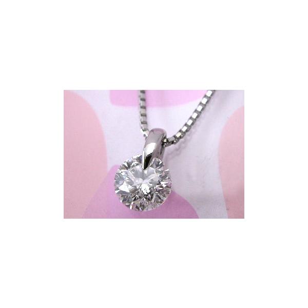 プラチナ ダイヤモンドペンダントネックレス 1.089CT グッドカット I1