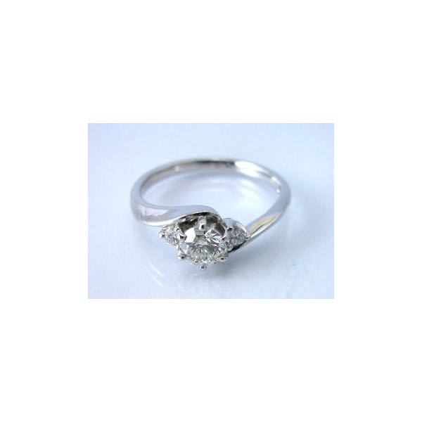 Pt ダイヤモンド リング 0.365ct エンゲージリング