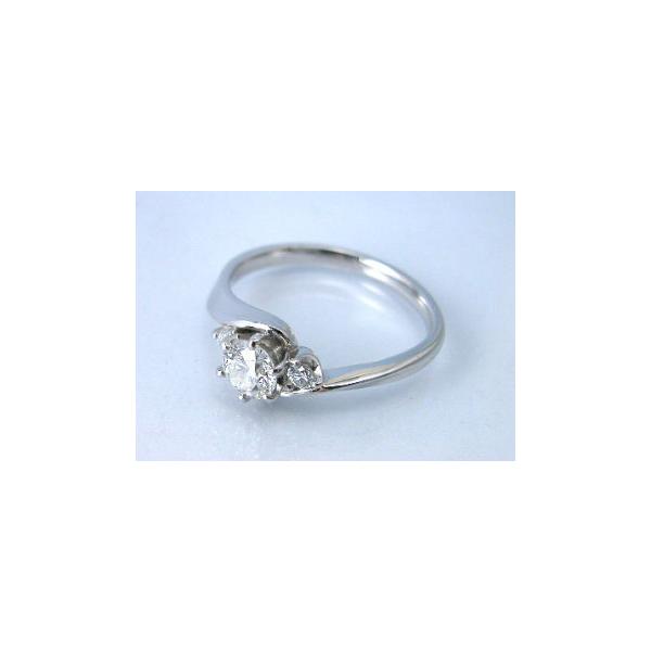 Pt ダイヤモンド リング 0.365ct エンゲージリング