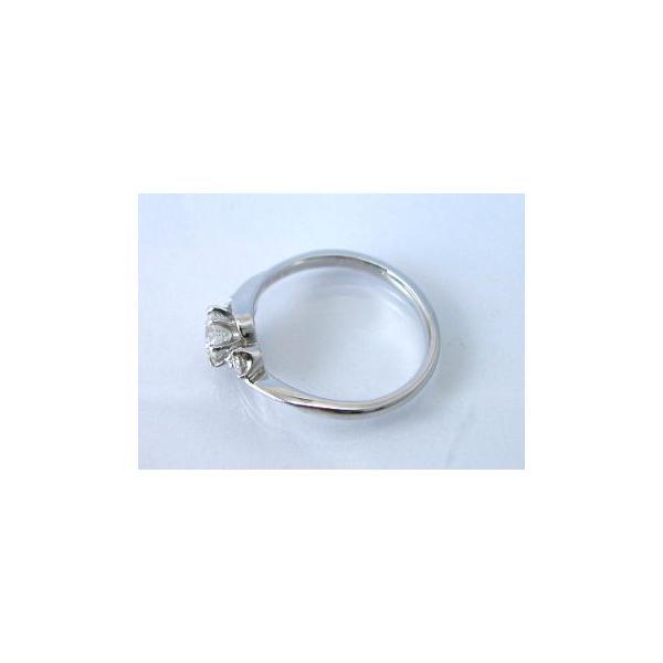 Pt ダイヤモンド リング 0.365ct エンゲージリング