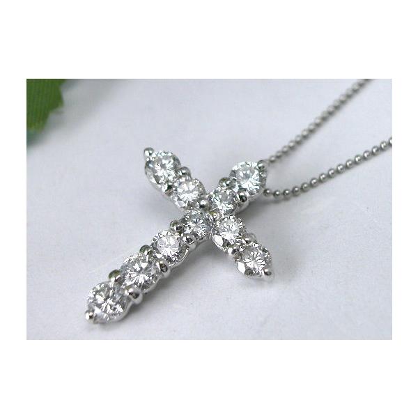 プラチナ ダイヤモンドクロスペンダント ネックレス 1.00ct – 宝飾品 ...