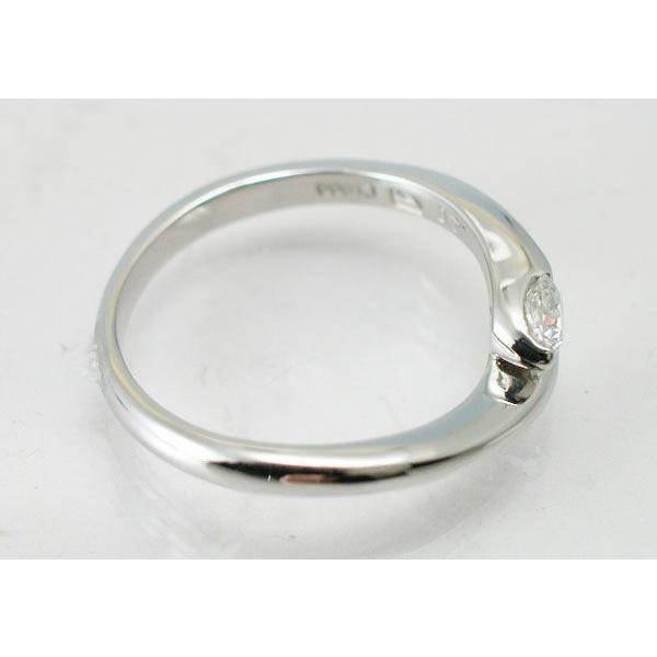 Pt プラチナ ダイヤモンド ファッションリング 0.20ct エンゲージ