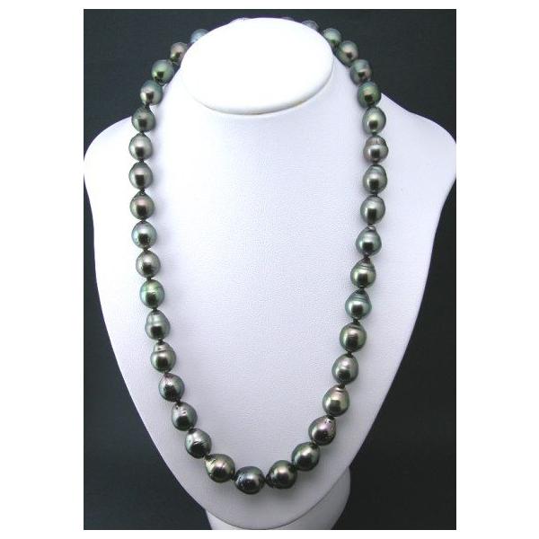 黒蝶パールネックレス(9~12.5ミリ)グラディエーションタイプ