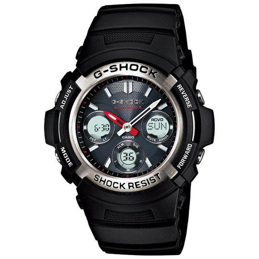 G-SHOCK ジーショック 腕時計 デジタルアナログコンビネーションタフソーラー電波 AWG-M100-1AJF メンズ正規品