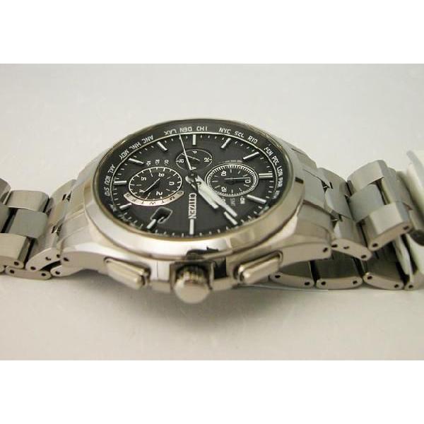 CITIZEN シチズン 腕時計 ATTESA アテッサ Eco-Drive エコ・ドライブ 電波時計 ダイレクトフラ イト AT8040-57E メンズ