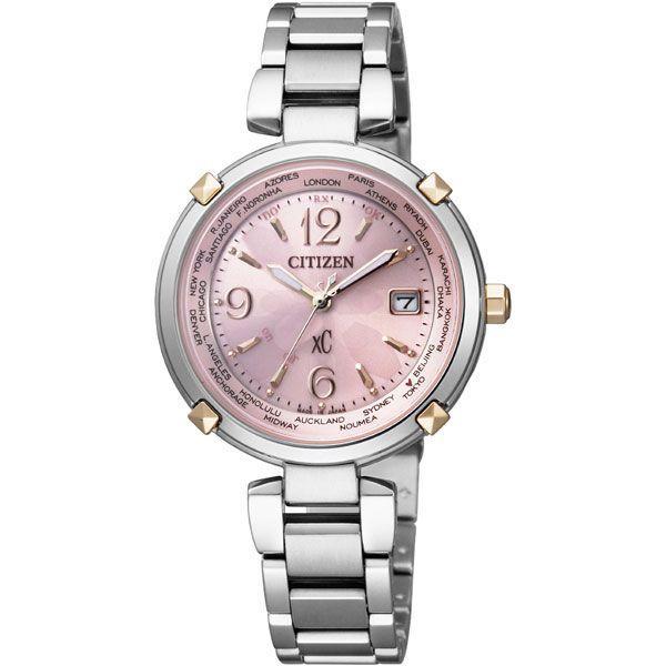 シチズン 腕時計 クロスシー ティタニアライン CITIZEN ソーラー電波 EC1044-55W ハッピーフライトレディース