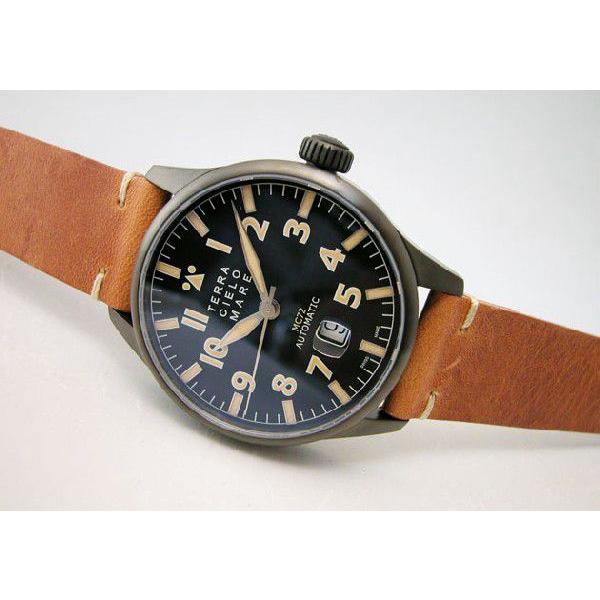 TERRA CIELO MARE テッラチエロマーレ AVIATORE アヴィアトーレ MKII PVD 腕時計 自動巻き TC7103PVD3PA 国内正規品 メンズ