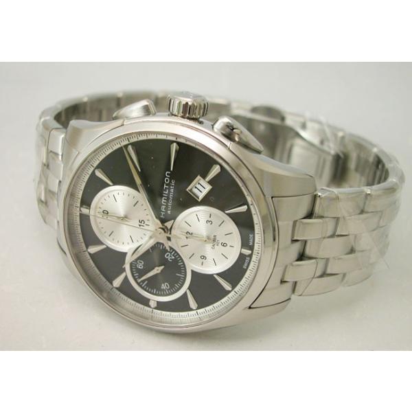 HAMILTON ハミルトン 腕時計 Jazzmaster Auto Chrono ジャズマスター オートクロノ 自 動巻クロノグラフ SSブレスレット H32596181 国内正規品メンズ
