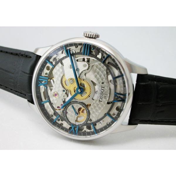 TISSOT ティソ 腕時計 Chemin des Tourelles Skeleton シュマン ド トゥレル スケルトン 手巻き T099.405.16.418.00 メンズ 国内正規品