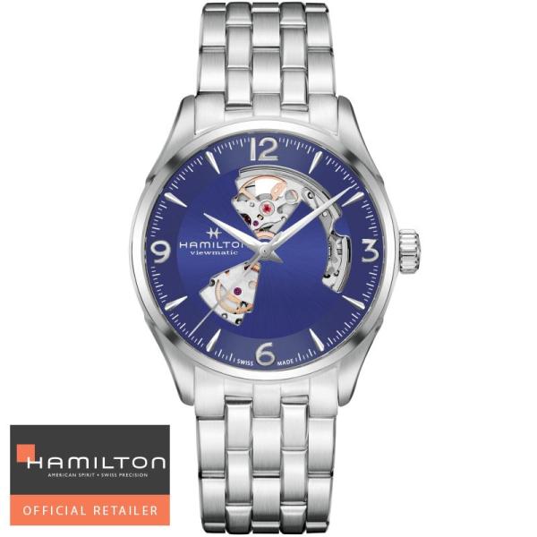 HAMILTON ハミルトン 腕時計 Jazzmaster Open Heart Auto ジャズマスターオープンハ ート42mm 自動巻 H32705141 国内正規品 メンズ