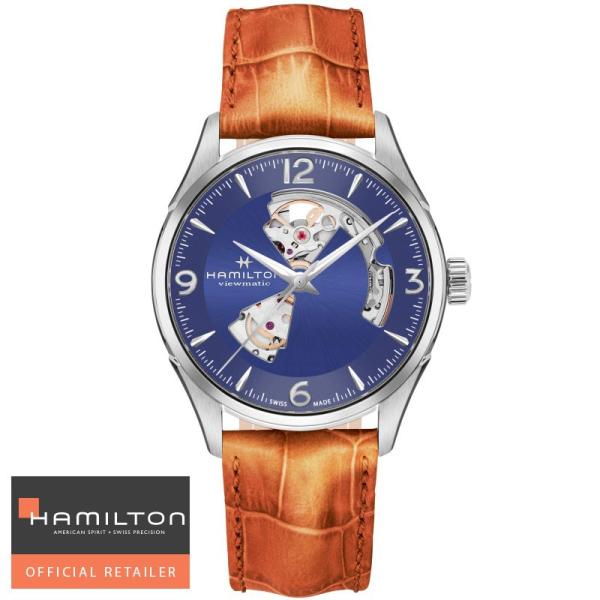 HAMILTON ハミルトン 腕時計 Jazzmaster Open Heart Auto ジャズマスターオープンハート42mm 自動巻 H32705541 国内正規品 メンズ