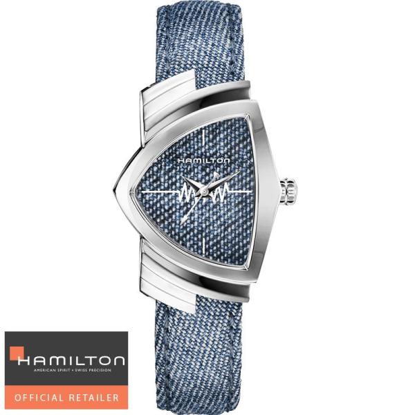 HAMILTON ハミルトン 腕時計 Ventura Classic Quartz ベンチュラ デニムデザインクォーツ H24211941 国内正規品レディース