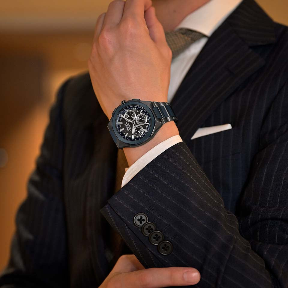 シチズン 腕時計 CITIZEN  Blue Universe Collection 限定 ACT Line Eco-Drive エコドライブ GPS衛星電波 CC4106-74E メンズ