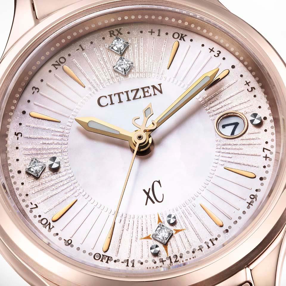 腕時計 CITIZEN エコドライブ レディース さくらピンク ダイヤモンド ...