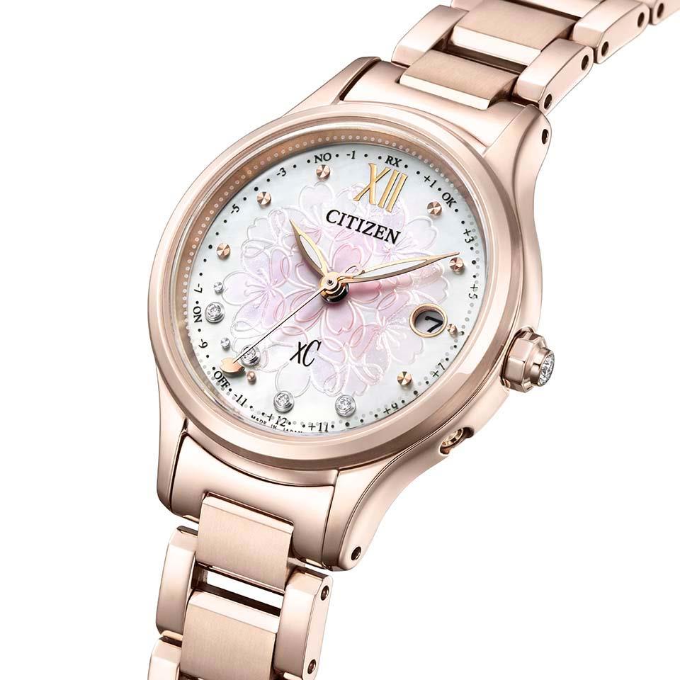 シチズン 腕時計 クロスシー CITIZEN エコドライブ電波 サクラピンク hikari collection Titania Happy –  宝飾品・時計の太陽堂