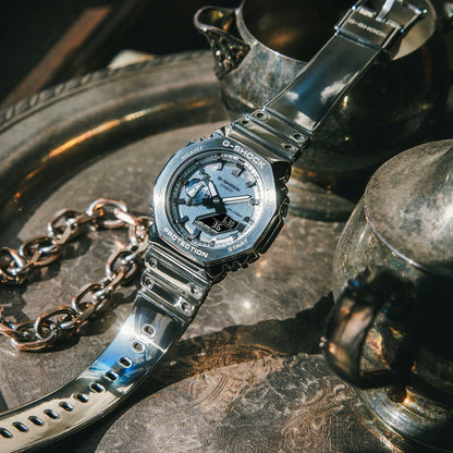 G-SHOCK ジーショック メタルカバード腕時計 アナデジ GM-2100YM-8AJF メンズウォッチ 国内正規品