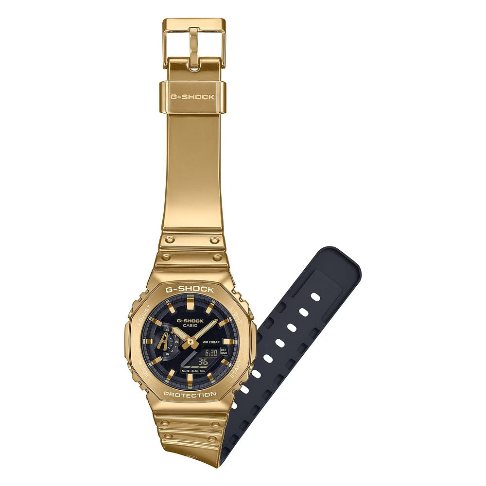 G-SHOCK ジーショック メタルカバード腕時計 アナデジ GM-2100YMG-9AJF メンズウォッチ 国内正規品