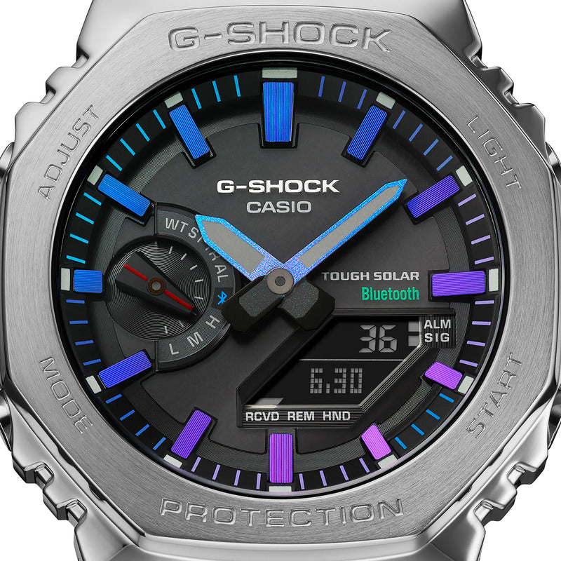 G-SHOCK ジーショック 腕時計 レインボーカラーフルメタルデジアナ ...