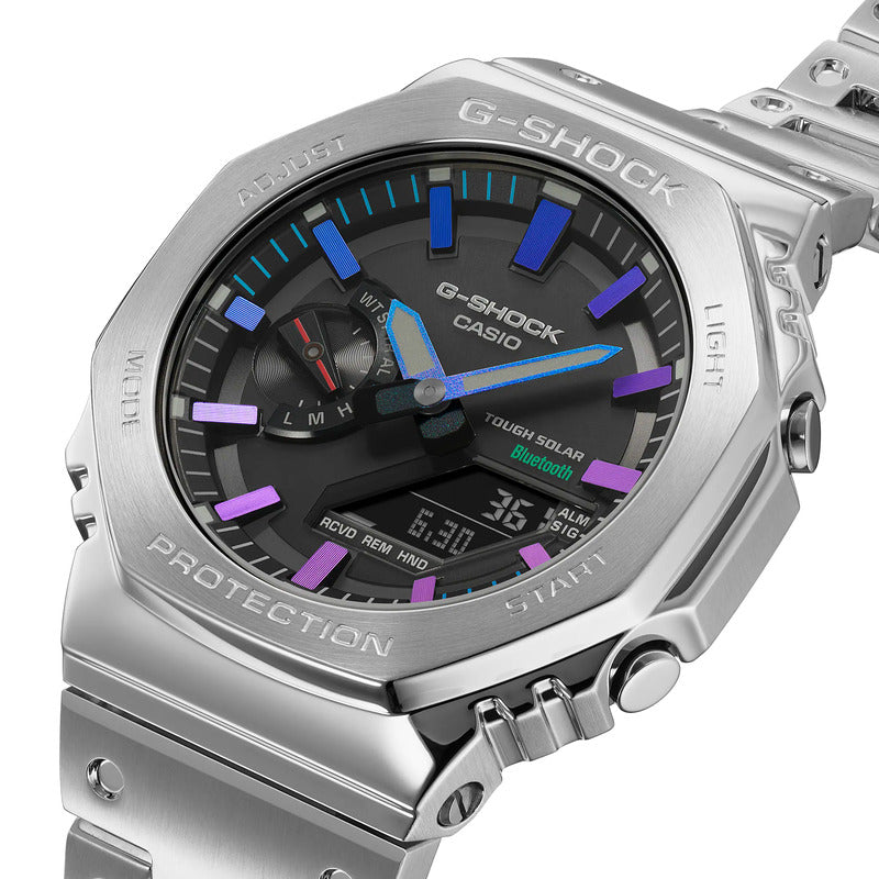 G-SHOCK ジーショック 腕時計 レインボーカラーフルメタルデジアナ