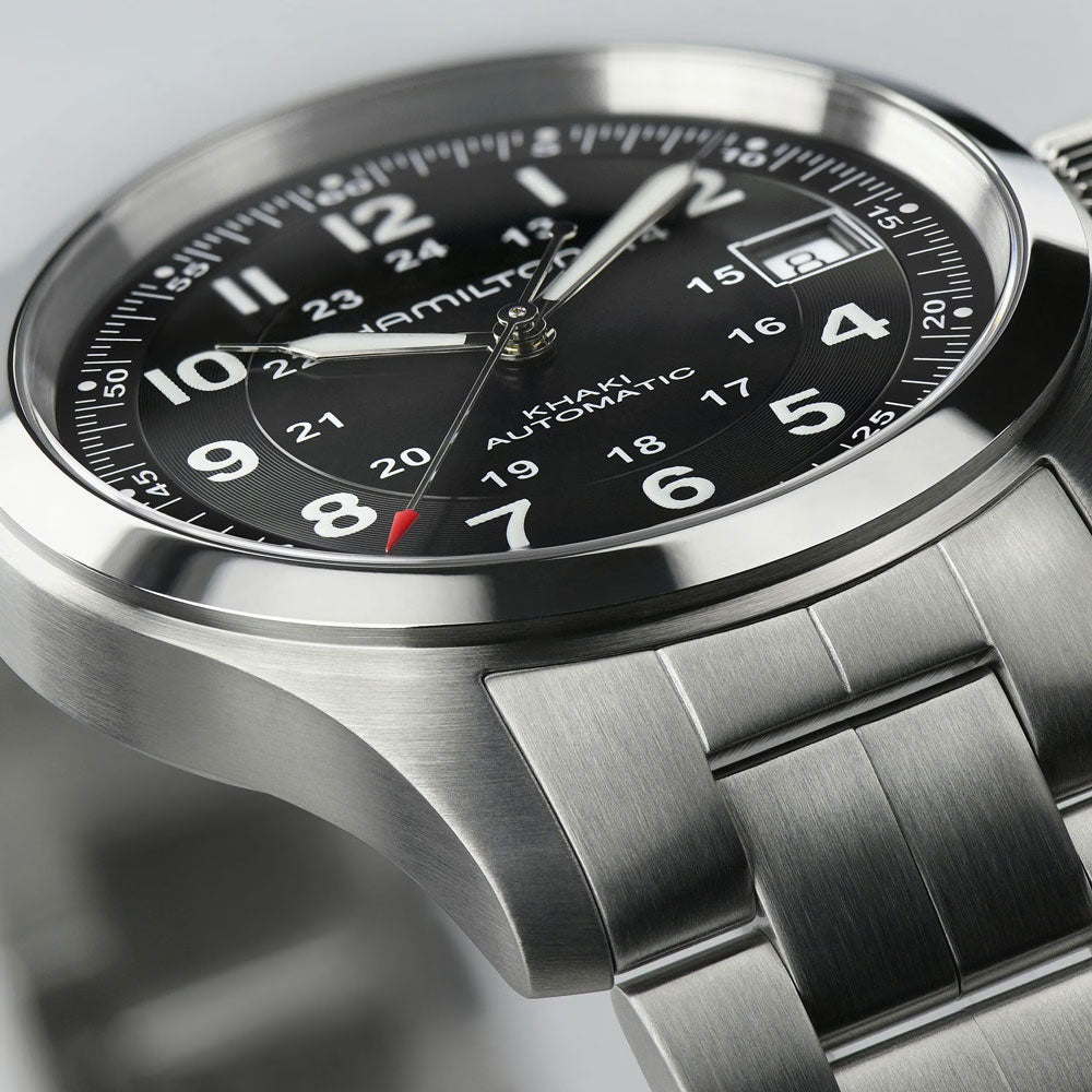 ハミルトン 腕時計 HAMILTON カーキフィールドオート38mm ステンレスブレス H70455133 国内正規品 メンズ