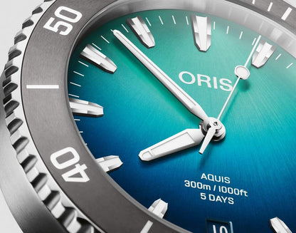 オリス 腕時計 ORIS グレートバリアリーフ リミテッドエディション アクイスデイト キャリバー400 43.5mm 自動巻き ステンレス Ref. 40077904185-Set 国内正規品