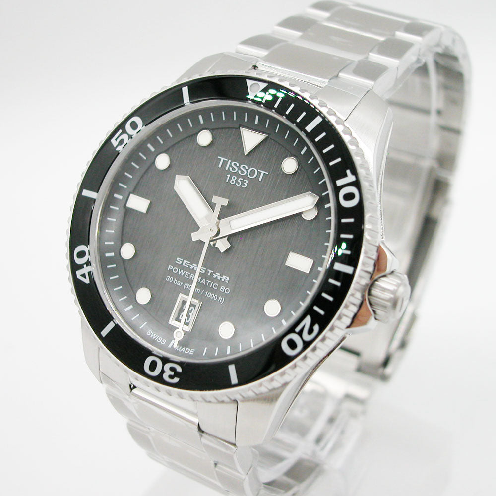 ティソ 腕時計 TISSOT SEASTAR シースター 1000 自動巻 パワーマティック 80 40MM T1208071105100 – 宝飾品・ 時計の太陽堂