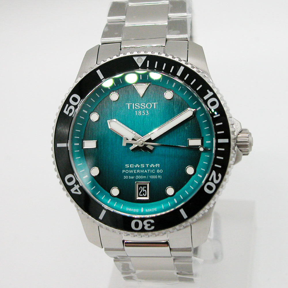 ティソ 腕時計 TISSOT SEASTAR シースター 1000 自動巻 パワーマティック 80 40MM T1208071109100 –  宝飾品・時計の太陽堂