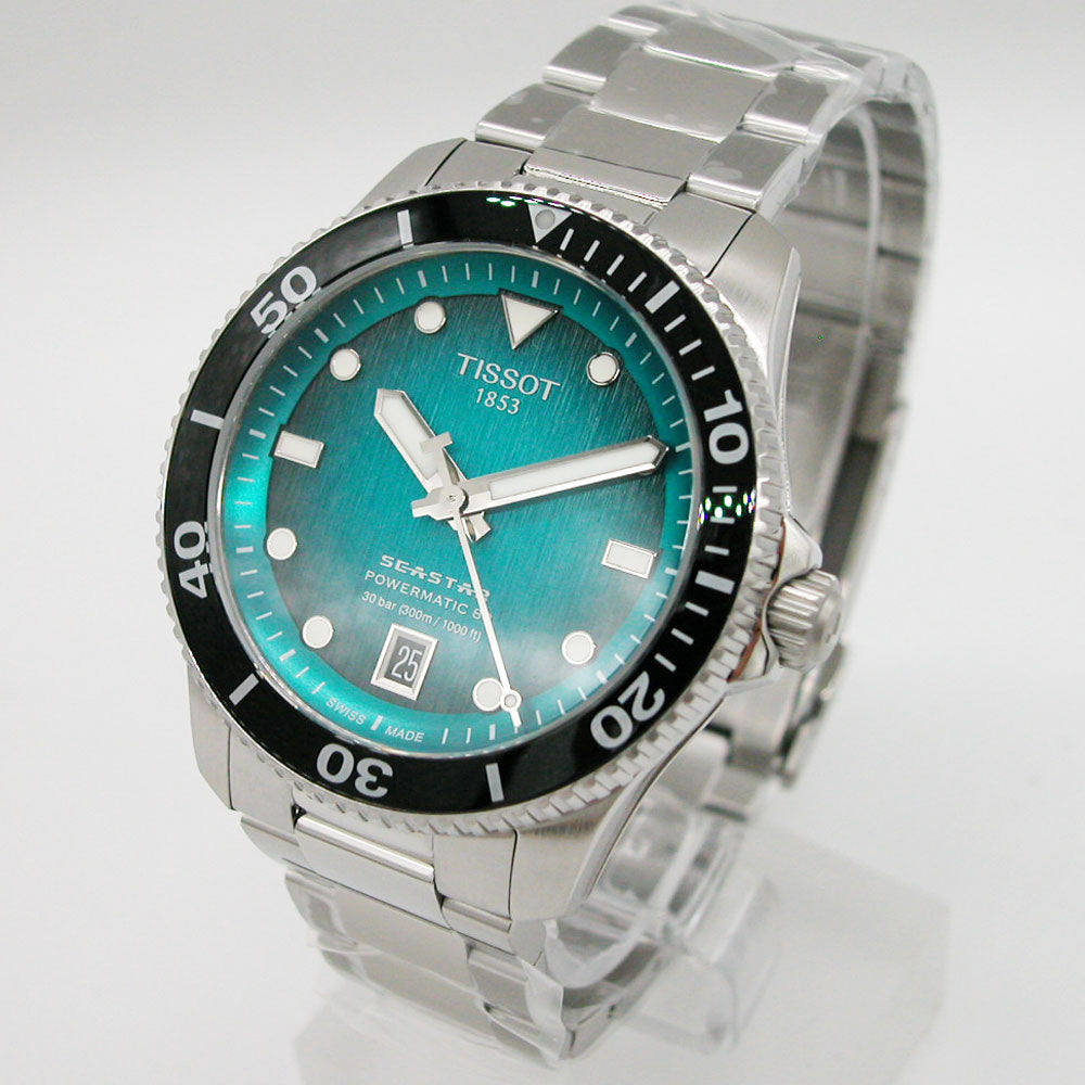 ティソ 腕時計 TISSOT SEASTAR シースター 1000 自動巻 パワーマティック 80 40MM T1208071109100 – 宝飾品・ 時計の太陽堂