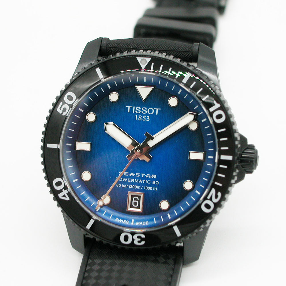 ティソ 腕時計 TISSOT SEASTAR シースター 1000 自動巻 パワーマティック 80 40MM T1208073704100 メンズ  国内正規品