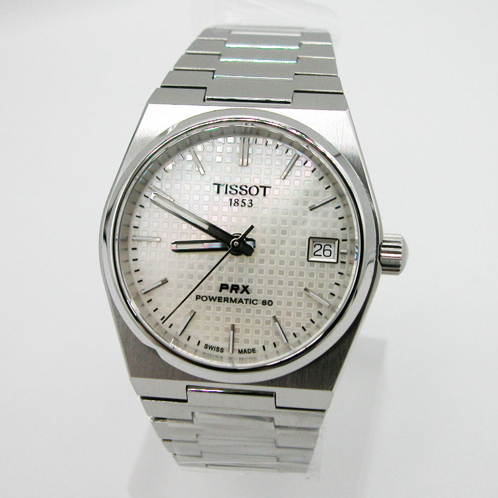 ティソ 腕時計 TISSOT PRX オートマティック自動巻 35mm ホワイト 
