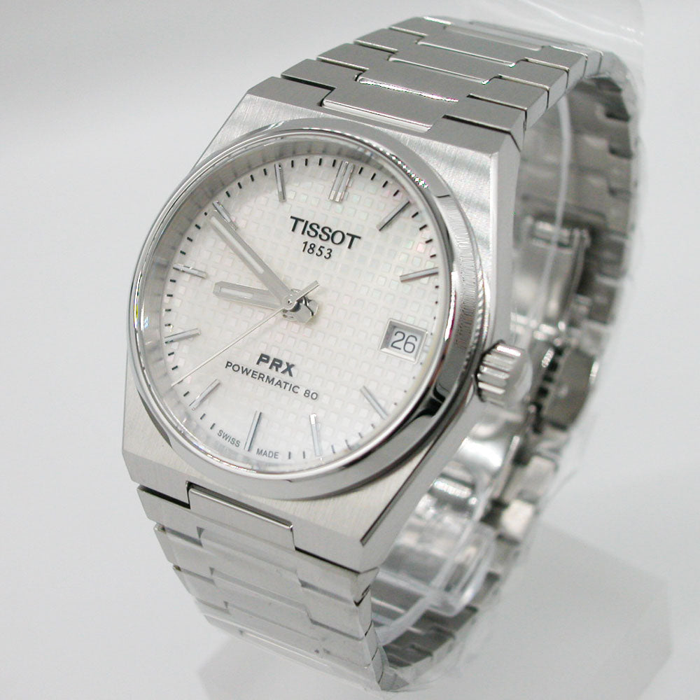ティソ 腕時計 TISSOT PRX オートマティック自動巻 35mm ホワイト