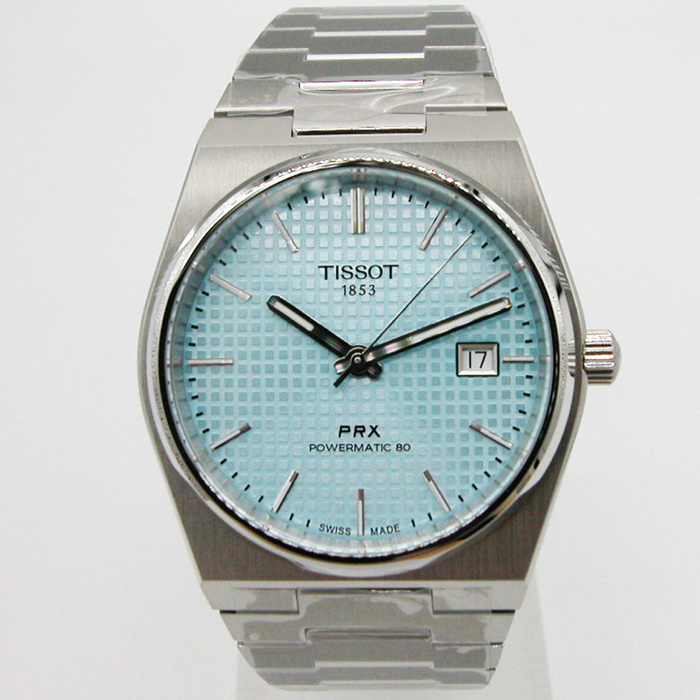 ティソ 腕時計 TISSOT PRX オートマティック自動巻 40mm アイスブルー文字盤 T1374071135100 メンズ 国内正規品 –  宝飾品・時計の太陽堂