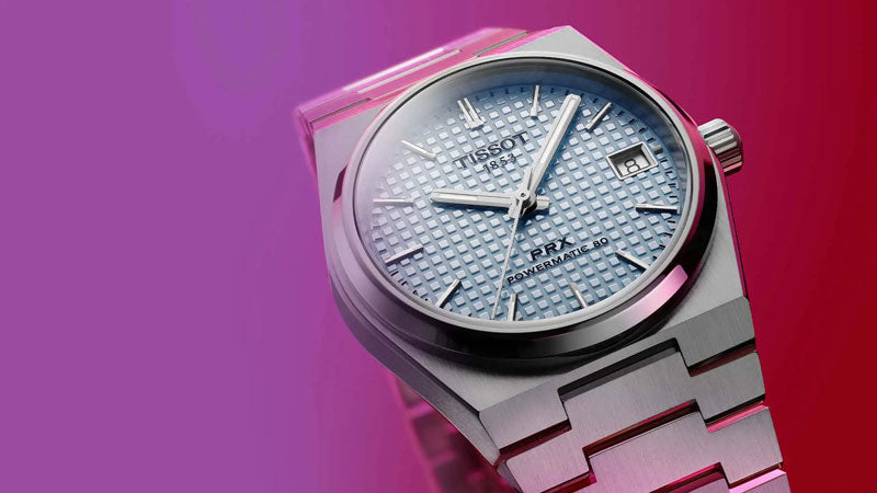 ティソ 腕時計 TISSOT PRX オートマティック自動巻 35mm アイスブルー
