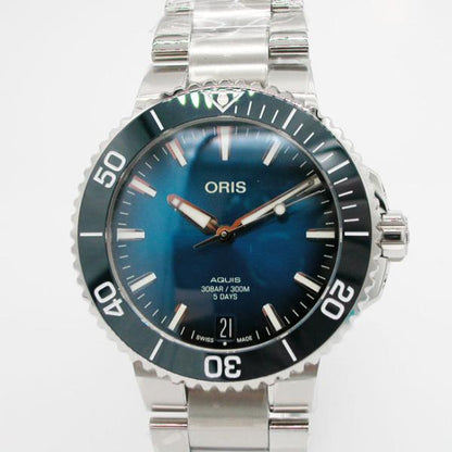 オリス 腕時計 ORIS アクイスデイト キャリバー400 41.5mm 自動巻き ステンレス Ref. 40077694135 822PEB 国内正規品