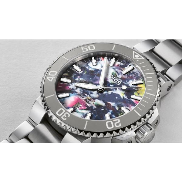 オリス ORIS 腕時計 アクイス デイト アップサイクル 41.5mm 自動巻き 