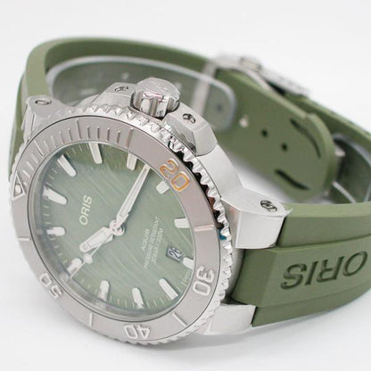 オリス ORIS 腕時計 アクイスデイト ニューヨークハーバー リミテッドエディション限定品  41.5mm 自動巻き Ref.73377664187-Set 国内正規品
