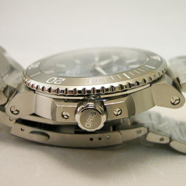 オリス ORIS 腕時計 ダットワット リミテッドエディション ポインタームーン アクイスデイト SSブレス自動巻 ステンレス Ref.761 7765 4185-Set 国内正規品