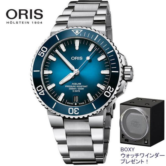 オリス 腕時計 アクイスデイト キャリバー400 ORIS 自動巻き ステンレス Ref. 4007763413507824PEB 国内正規品